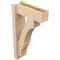 Ekena Millwork 6-in W x 16-in D x 28-in H Balboa Block Rough Cedar Woodgrain TimberThane Outlooker, Primed Tan OUTUR060X16X28BOA44RCPR - alternate 2